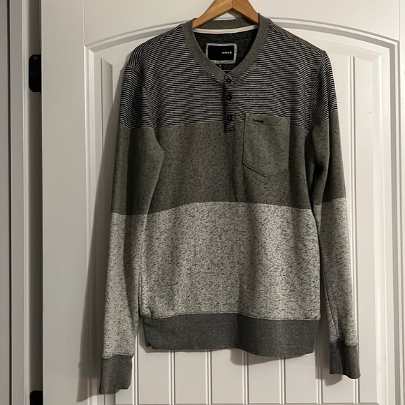 Hurley Pullover Henley Shirt Size Small - Picture 1 of 5